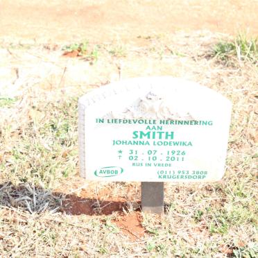 SMITH Johanna Lodewika 1926-2011