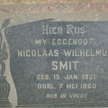 SMIT Nicolaas Wilhelmus 1921-1960