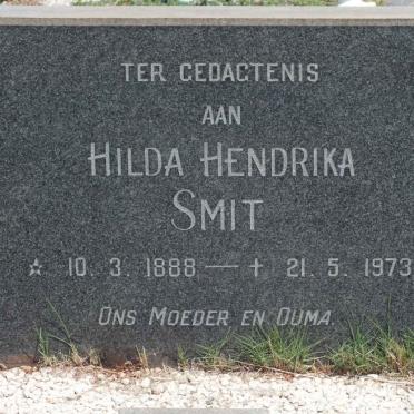 SMIT Hilda Hendrika 1888-1973