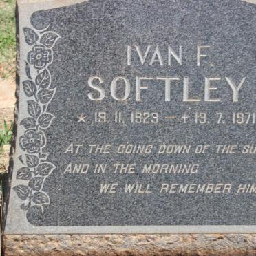 SOFTLEY Ivan F. 1923-1971