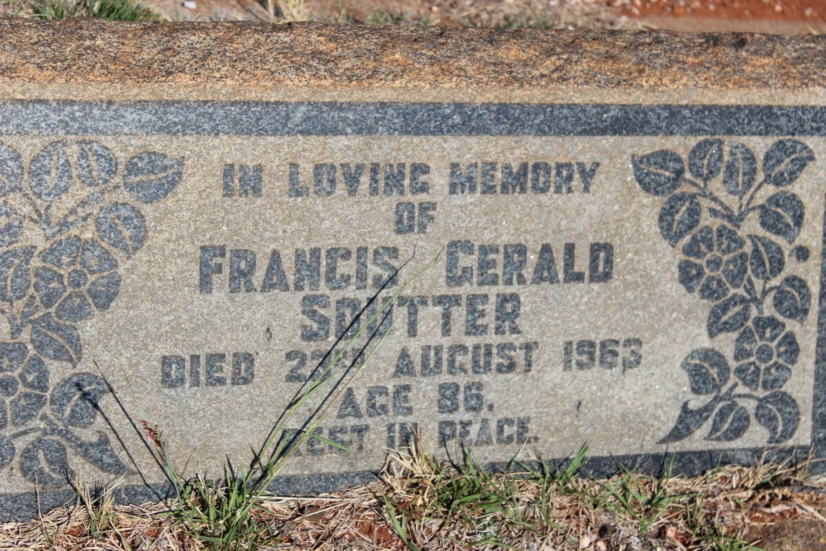 SOUTTER Francis Gerald -1963