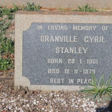 STANLEY Granville Cyril 1901-1978