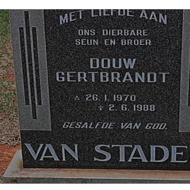 STADEN Douw Gerbrandt, van 1970-1988