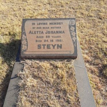 STEYN Aletta Johanna -1951