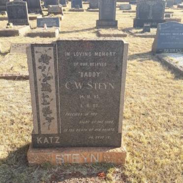 STEYN C.W. 1893-1950