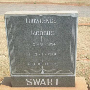SWART Louwrence Jacobus 1894-1976