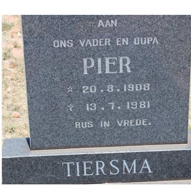 TIERSMA Pier 1908-1981