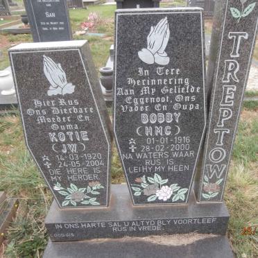 TREPTOW H.M.C. 1916-2000 &amp; J.W. 1920-2004