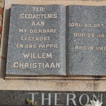 THERON Willem Christiaan -1958