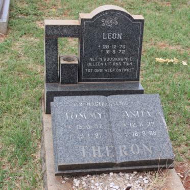 THERON Tommy 1932-1987 &amp; Anita 1939-1988