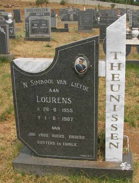 THEUNISSEN Lourens 1955-1987