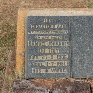 TOIT Samuel Johannes, du 1906-1951