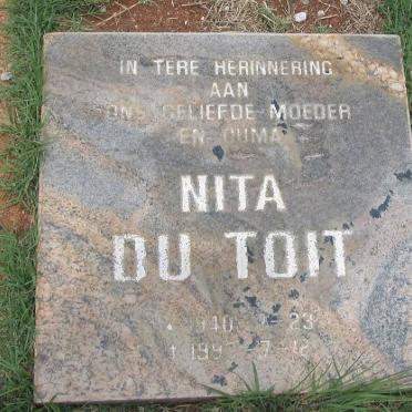 TOIT Nita, du 1940-1993