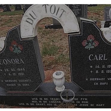 TOIT Carl J., du 1933-1993 &amp; Leonora 1945-1991