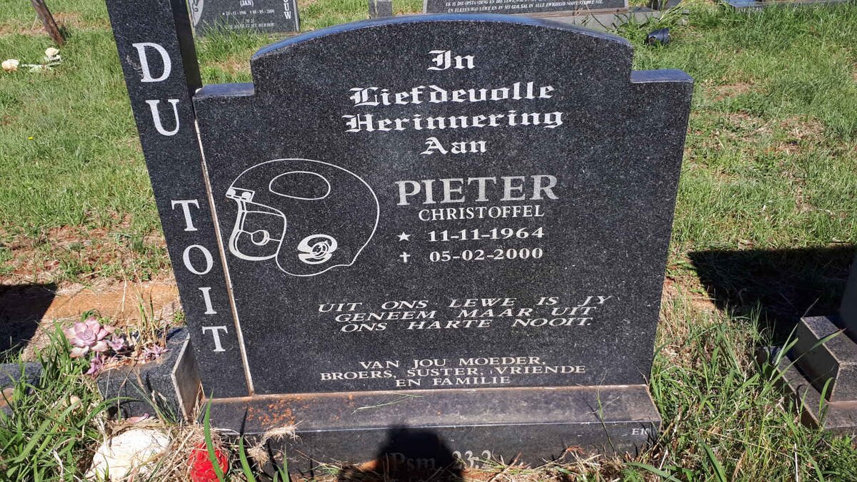 TOIT Pieter Christoffel, du 1964-2000