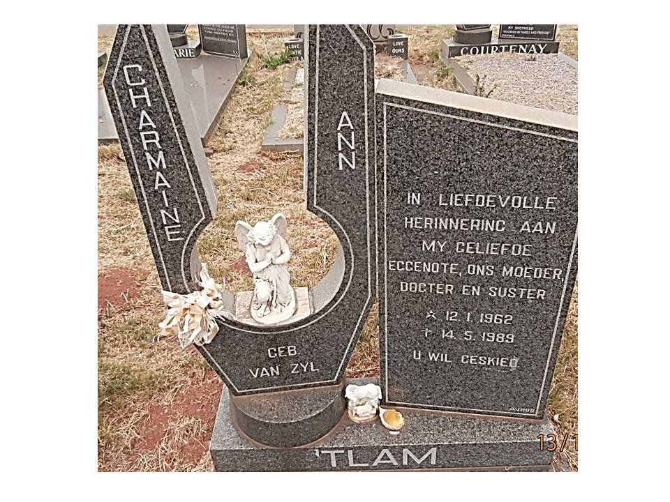 ?TLAM Charmaine Ann nee VAN ZYL 1962-1989