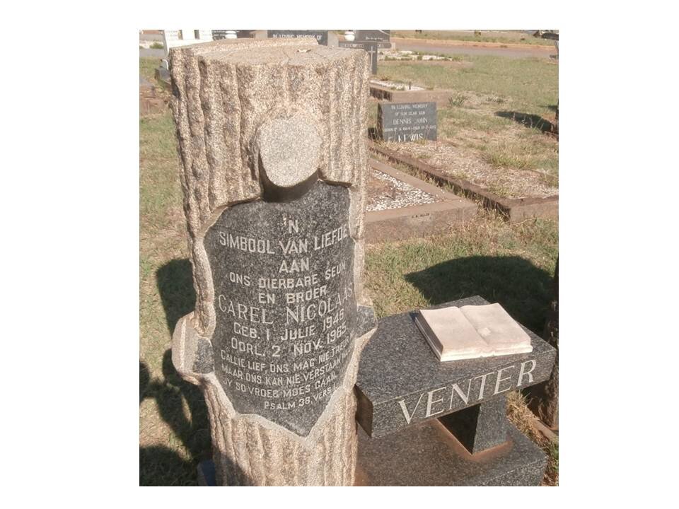 VENTER Carel Nicolaas 1946-1965