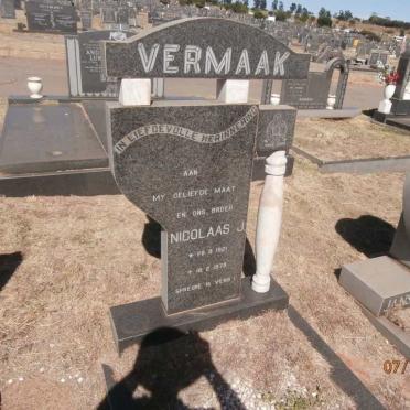 VERMAAK Nicolaas J. 1921-1979