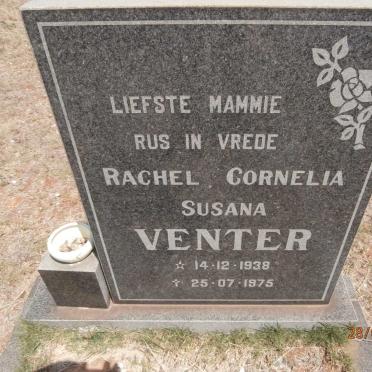 VENTER Rachel Cornelia Susana 1938-1975