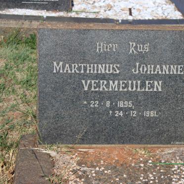 VERMEULEN Marthinus Johannes 1895-1961