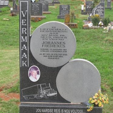 VERMAAK Johannes Fredrukus 1965-2008