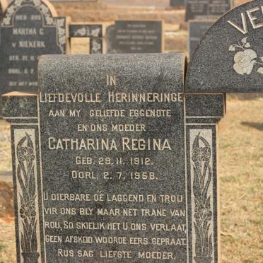 VENTER Catharina Regina 1912-1958