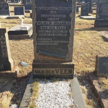 VEEN Wilhelm Johannes, van der 1917-1950 :: BROODRYK Anna nee VAN DER VEEN