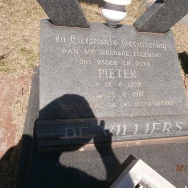VILLIERS Pieter, de 1929-1981