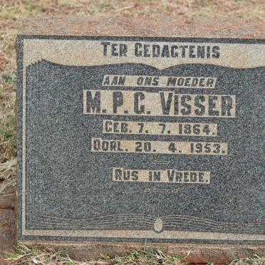 VISSER M.P.G. 1864-1953