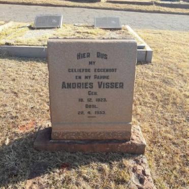VISSER Andries 1923-1953