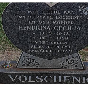 VOLSCHENK Hendrina Cecilia 1943-1988