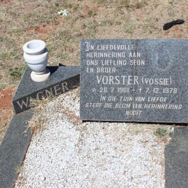 WAGNER Vorster 1961-1978