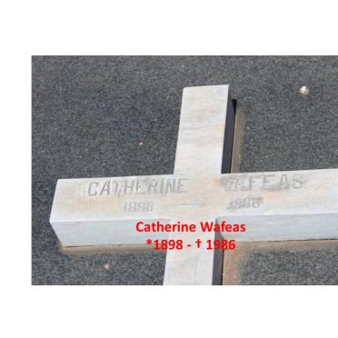 WAFEAS Catherine 1898-1986