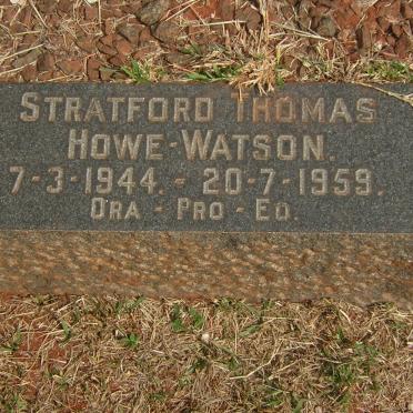 WATSON Stratford Thomas, HOWE 1944-1959