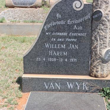 WYK Willem Jan Harem, van 1909-1971