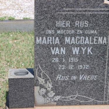 WYK Maria Magdalena, van 1915-1972