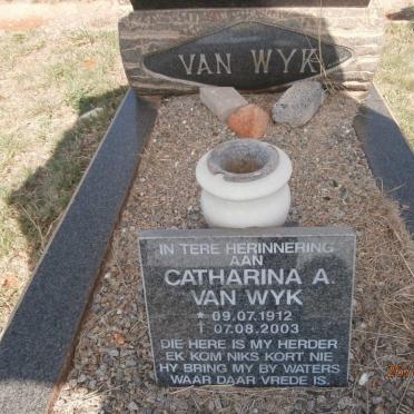 WYK Catharina A, van 1912-2003