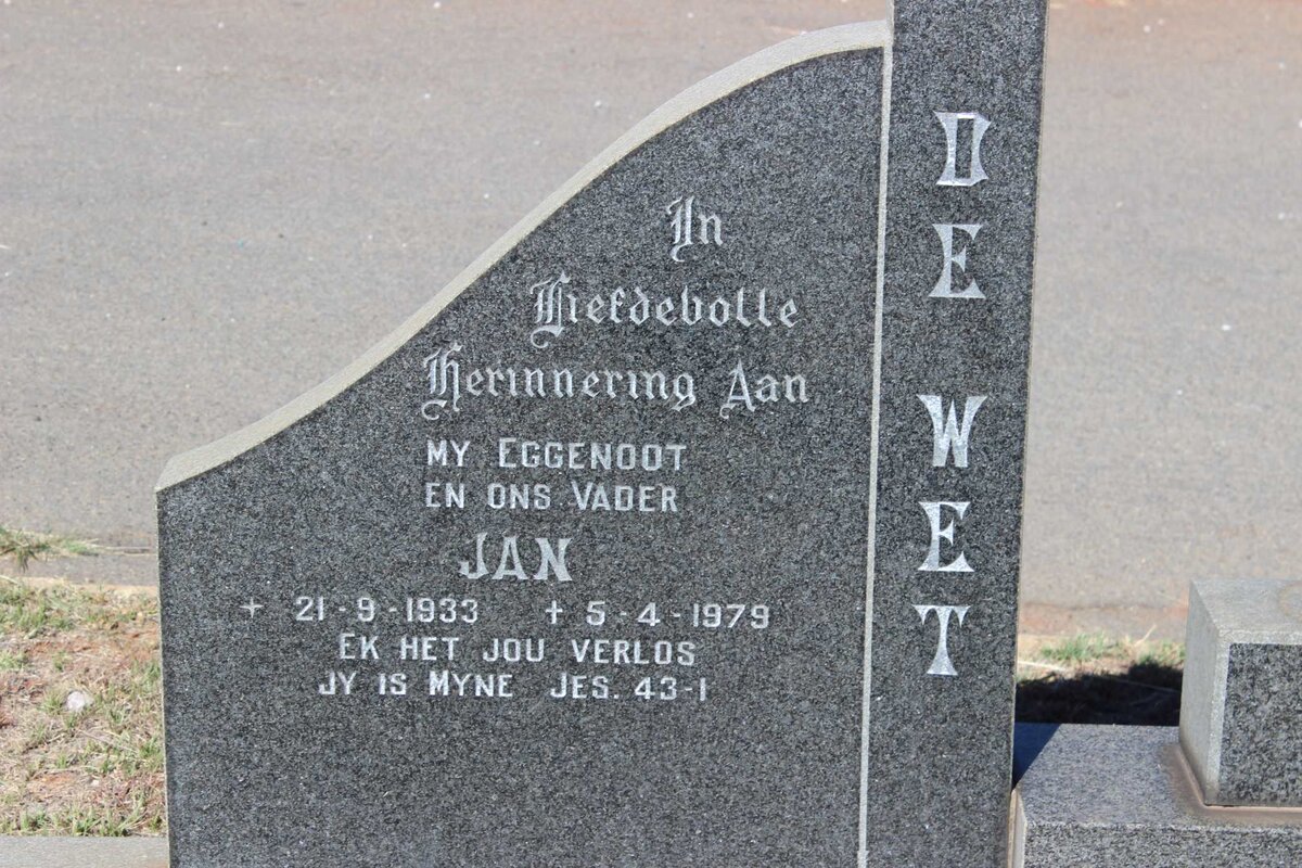 WET Jan, de 1933-1979