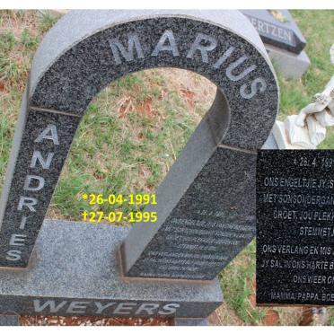 WEYERS Marius Andries 1991-1995