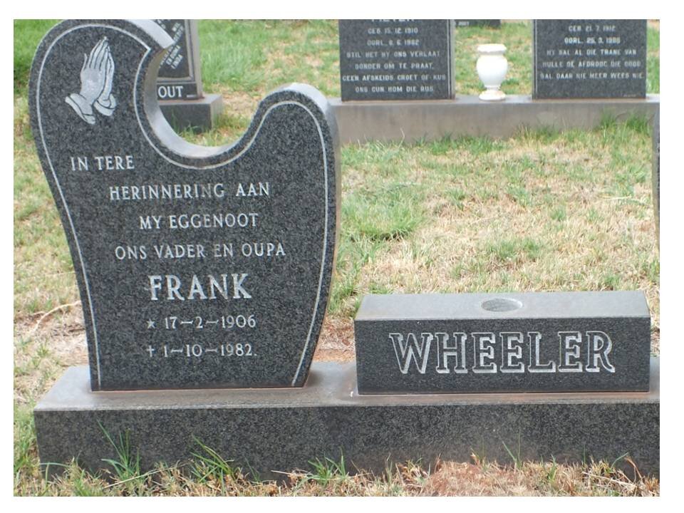 WHEELER Frank 1906-1982