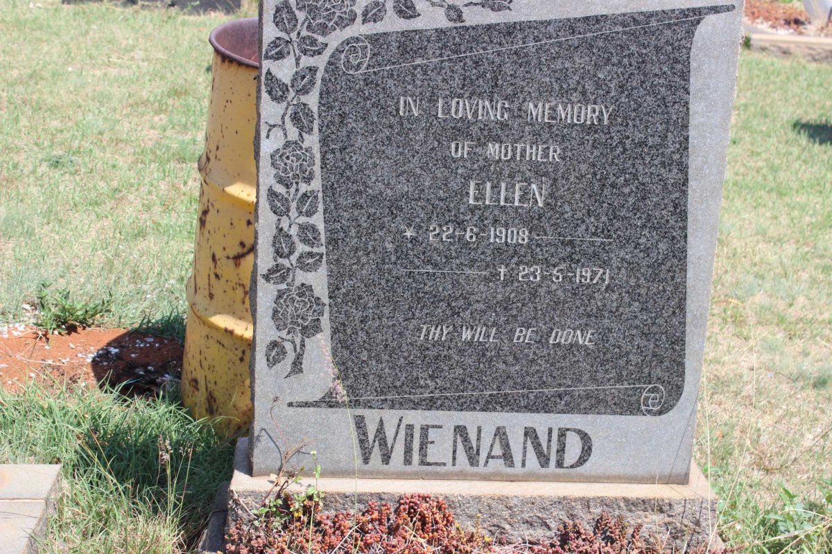 WIENAND Ellen 1908-1971
