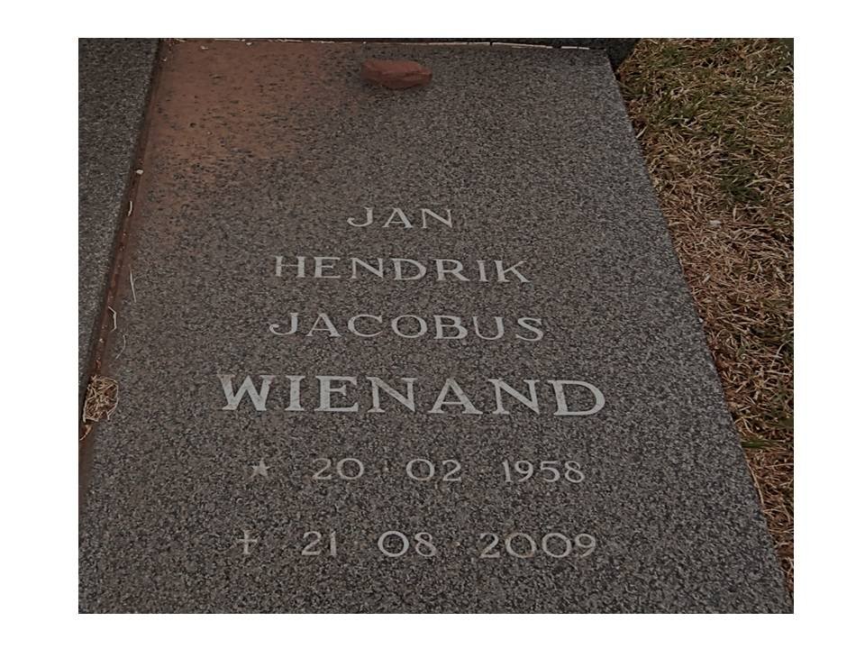 WIENAND Jan Hendrik Jacobus 1958-2009