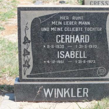 WINKLER Gerhard 1930-1973 :: WINKLER Isabell 1961-1973