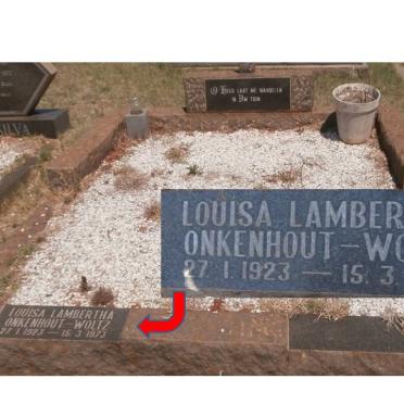 WOLTZ Louisa Lambertha, ONKENHOUT 1923-1973