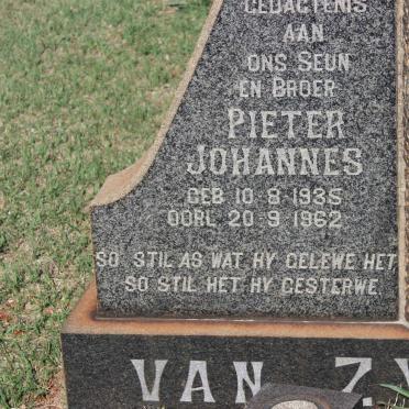 ZYL Pieter Johannes, van 1935-1962