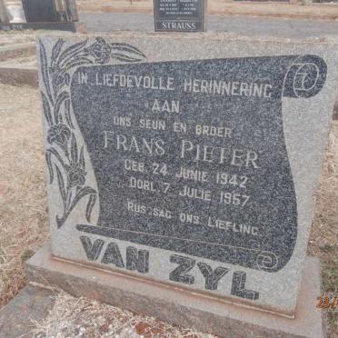 ZYL Frans Pieter, van 1942-1957