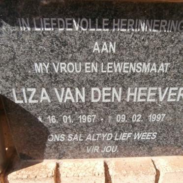 HEEVER Liza, van den 1967-1997