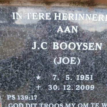 BOOYSEN J.C. 1951-2009
