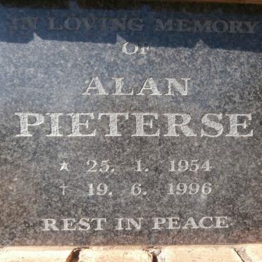 PIETERSE Alan 1954-1996