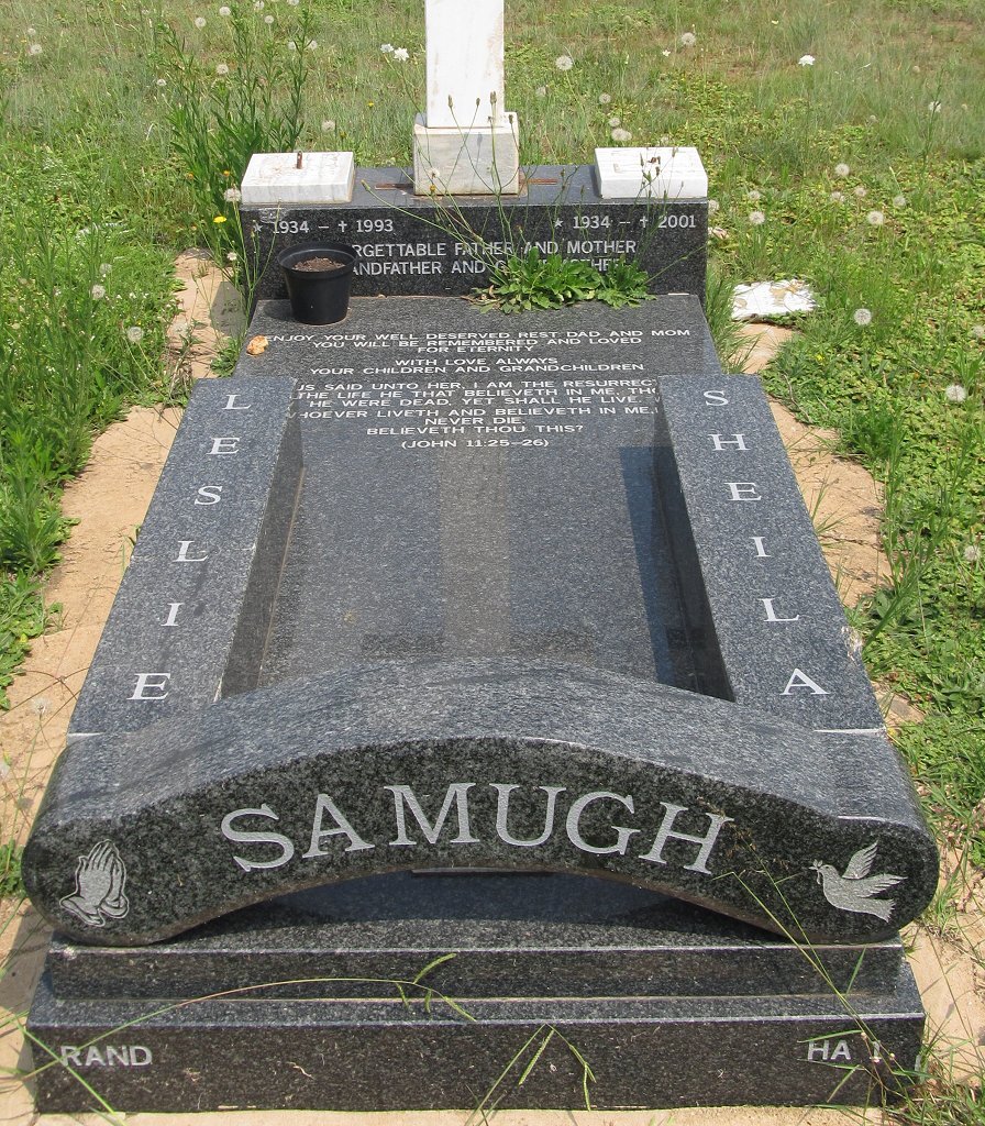 SAMUGH Leslie 1934-1993 :: SAMUGH Sheila 1934-2001